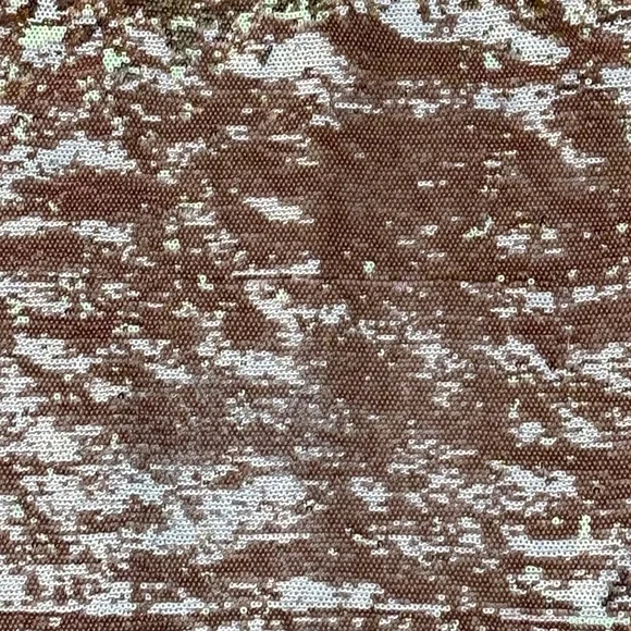 True Sequence MINI Skirt Size Small champaigne coloring Vintage 21 - Picture 3 of 11